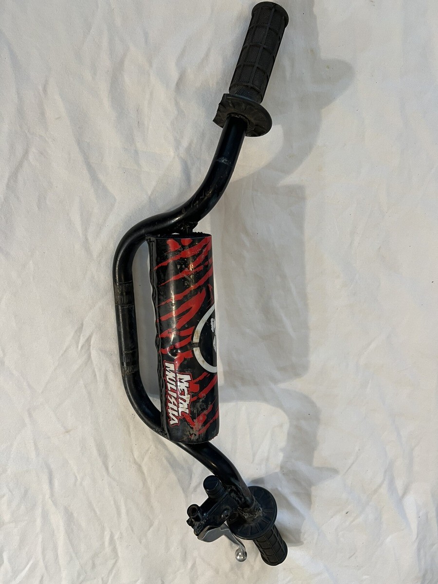 Suzuki LT50 Quadrunner 84 Handle Bars, OEM Metal Mulisha Bar Pad