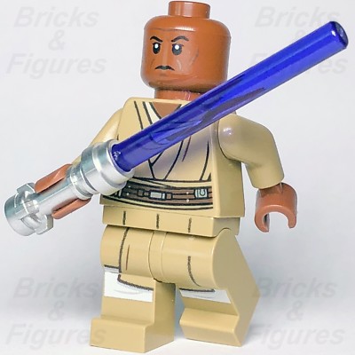 New Star Wars LEGO® Mace Windu Jedi Master Clone Wars General Minifig 75199 | eBay