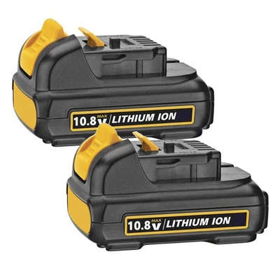 FÜR DEWALT 2x Para DeWalt 10.8V 3AH Li-ion Batería DCB120 DCB121 DCB123 DCB125 DCB127 Batería