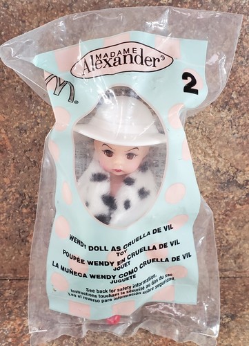 Madame Alexander McDonalds Happy Meal Edition #2 Wendy como Cruella De Vil 2004 - Imagen 3 de 7