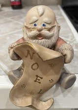Santa Claus/NOEL Figurine Table Shelf Edge Sitter