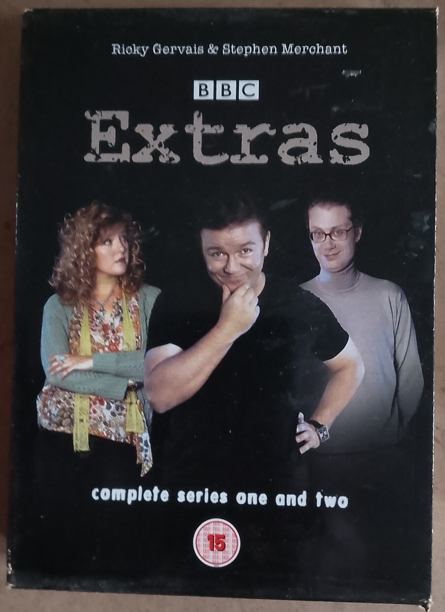 RICKY GERVAIS  series 1  and  2          EXTRAS      dvd