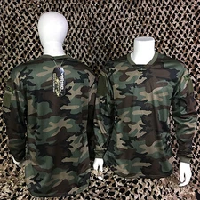 NEW Valken V-Tac ECHO Combat Tactical Paintball Jersey - Woodland Camo - X-Small