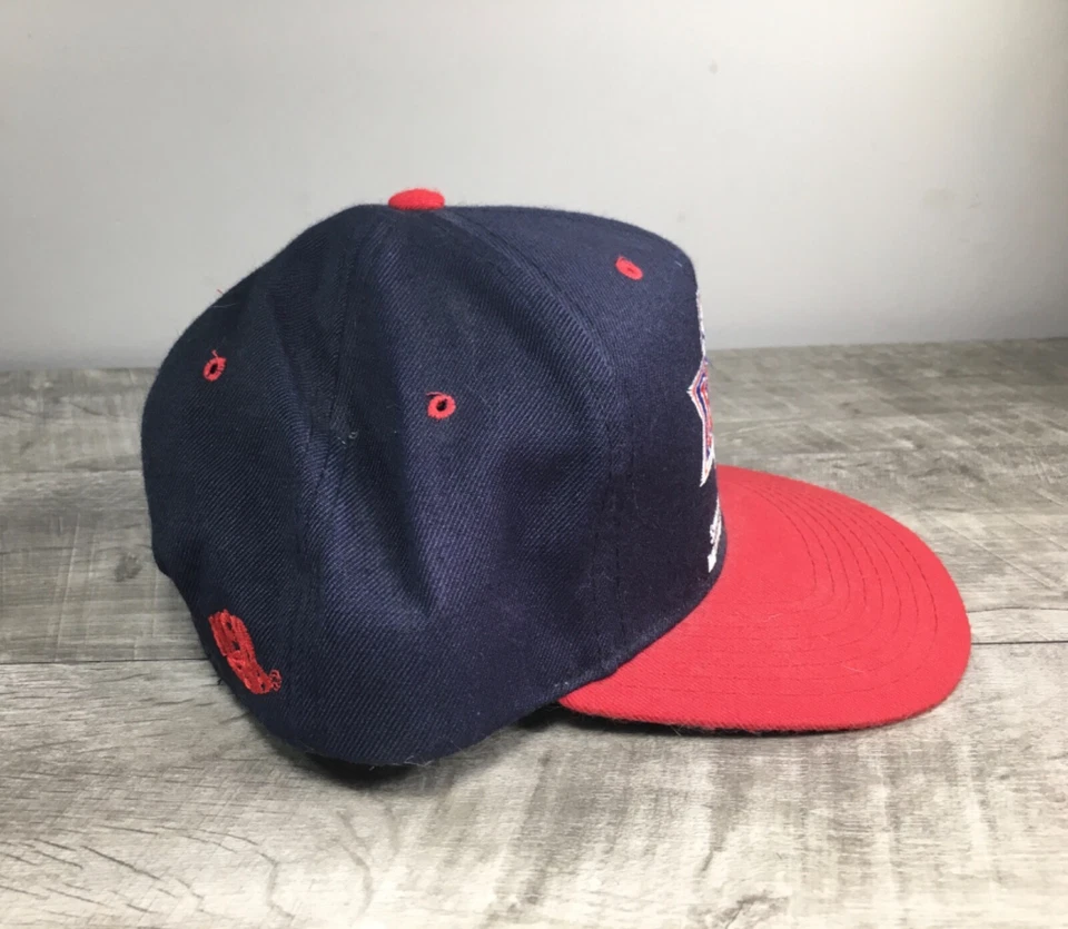 Gorra New Era NOS Super Bowl XXVI NFL Minneapolis Azul Snapback Años 90 De Colección Foto 4 de 4