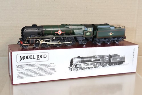 DJH K84 BAUSATZ GEBAUT BR 4-6-2 HANDELSMARINE KLASSE LOK 35011 DAMPFSCHIFFFAHRT om | Zustand: Used