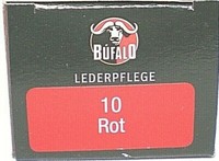 (9,17€/100Ml) Schuhcreme Bufalo Mit SchwammaufträGer Pflege Rot 75 Ml