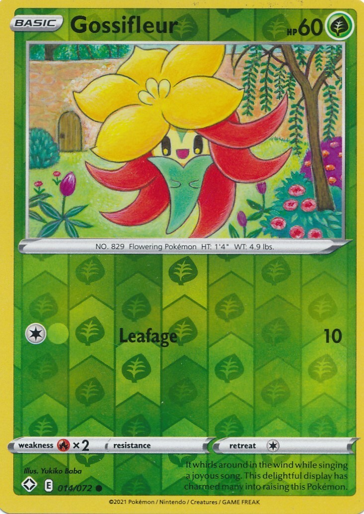 Pokemon TCG Foil Card Gossifleur #14 A1394