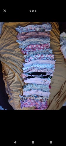 baby Girl pajamas size 0-3 months pijamas para nina de 0-3 meses 15pcs - Picture 6 of 6