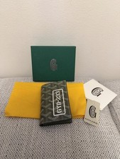 Goyard Saint Pierre Card Wallet Khaki Green Le Jardin LIMITED EDITION