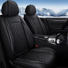 Full Set For Nissan Titan 2009-2026 Pu Leather 5-seat Covers Frontrear Pad