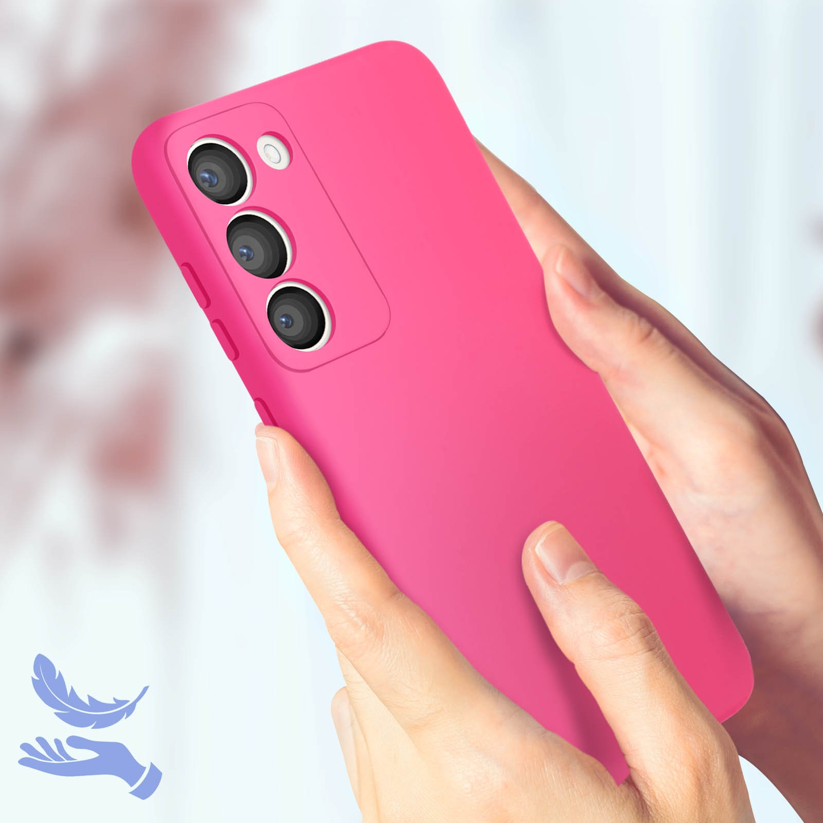 Coque Fuchsia Avizar Soft-Touch pour Galaxy S23 - 4