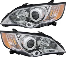 For 2008-2009 Subaru Outback Headlight Halogen Set Driver and Passenger Side