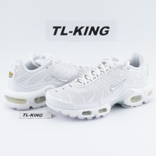 Nike WMNS Air Max Plus TN Tuned Air Triple White Pure Platinum DM2362-100 sz 6