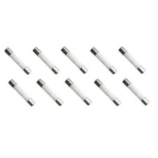 Ceramic Tube Fuse 20 Amp 250 Volt Fast Blow for Microwaves, etc. 10 PACK