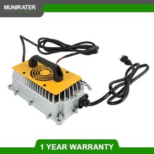 36 Volt 18 AMP Lithium Onboard Battery Charger Yellow For EZGO TXT Golf Carts