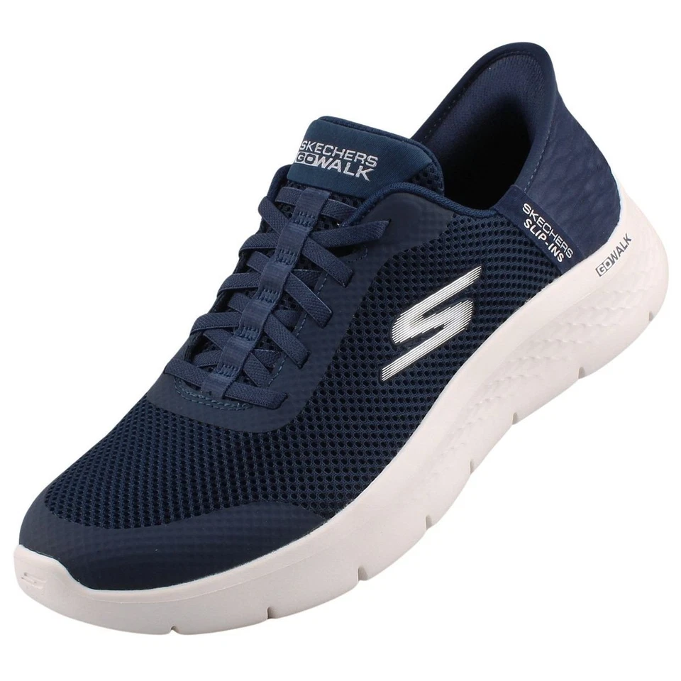 Skechers Slip-insâ„¢ Go Walk Flex Grand Entry Baskets pour femmes Bleu - Photo 1/4