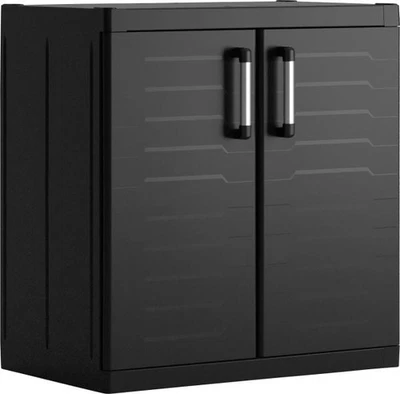 Keter Kunststoffschrank Detroit XL niedrig 89 x 54 x 93 cm Gartenschrank