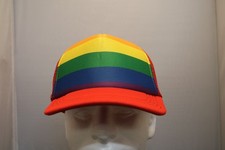 Rainbow Pride Adjustable Mesh Snapback Trucker Cap