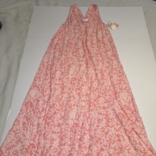 Oscar de La Renta pink and white nightgown NWT sz S