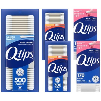 Q-Tips Cotton Swabs, Variety Pack, Original, Hygiene Shield and Precision...