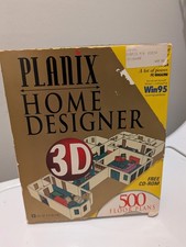 New In Box Planix Home Designer 3d Vintage Computer Software Sealed