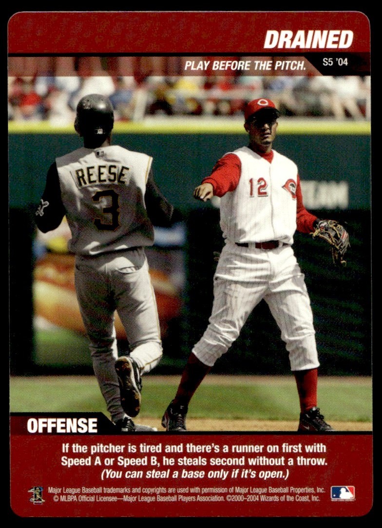 2004 MLB Showdown Strategy Pockey Reese Pittsburgh Pirates #S5