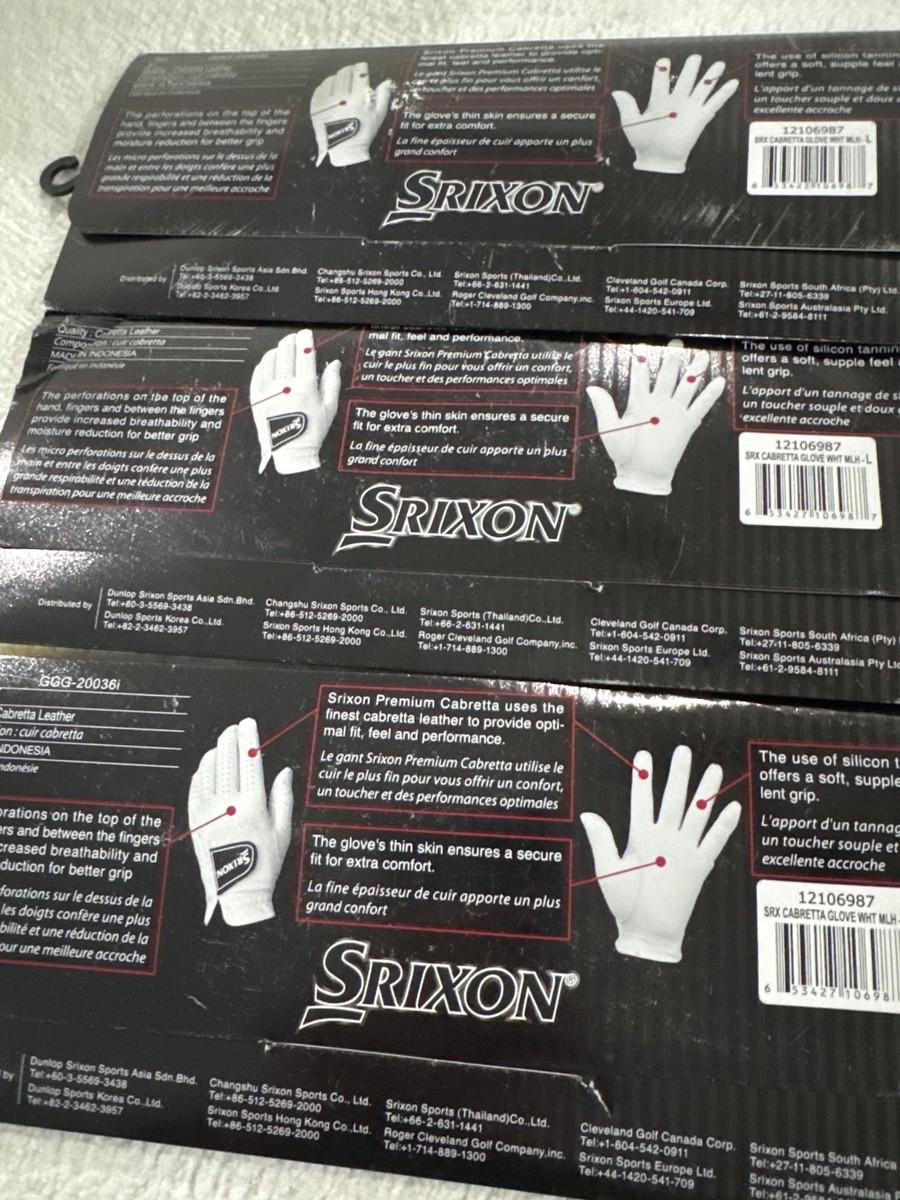 srixon glove men's left large | eBay