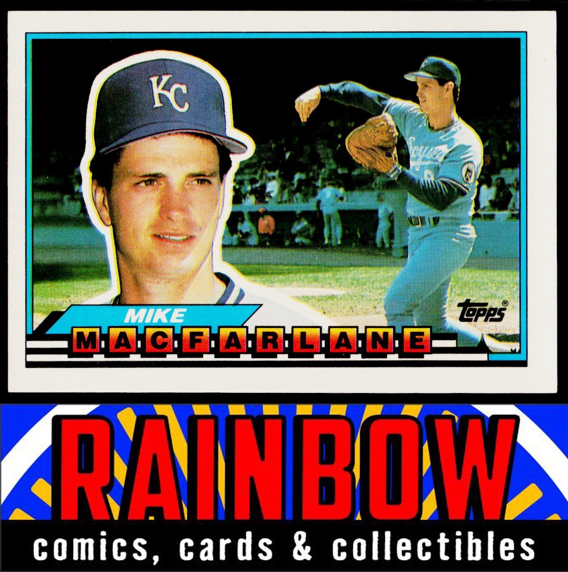 1989 Topps Big #86 Mike Macfarlane Kansas City Royals