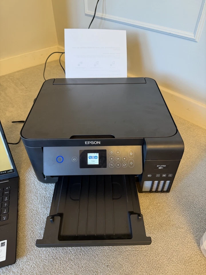 Epson EcoTank ET-2750 WiFi All-in-One Inkjet Printer C634A – Tested & Working - Image 3 of 4