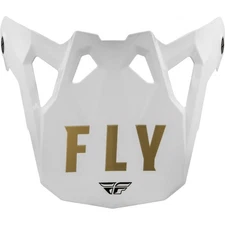 Fly Racing FORMULA CP SLANT VISOR BLACK/WHITE/GOLD YM-SM 73-87311S
