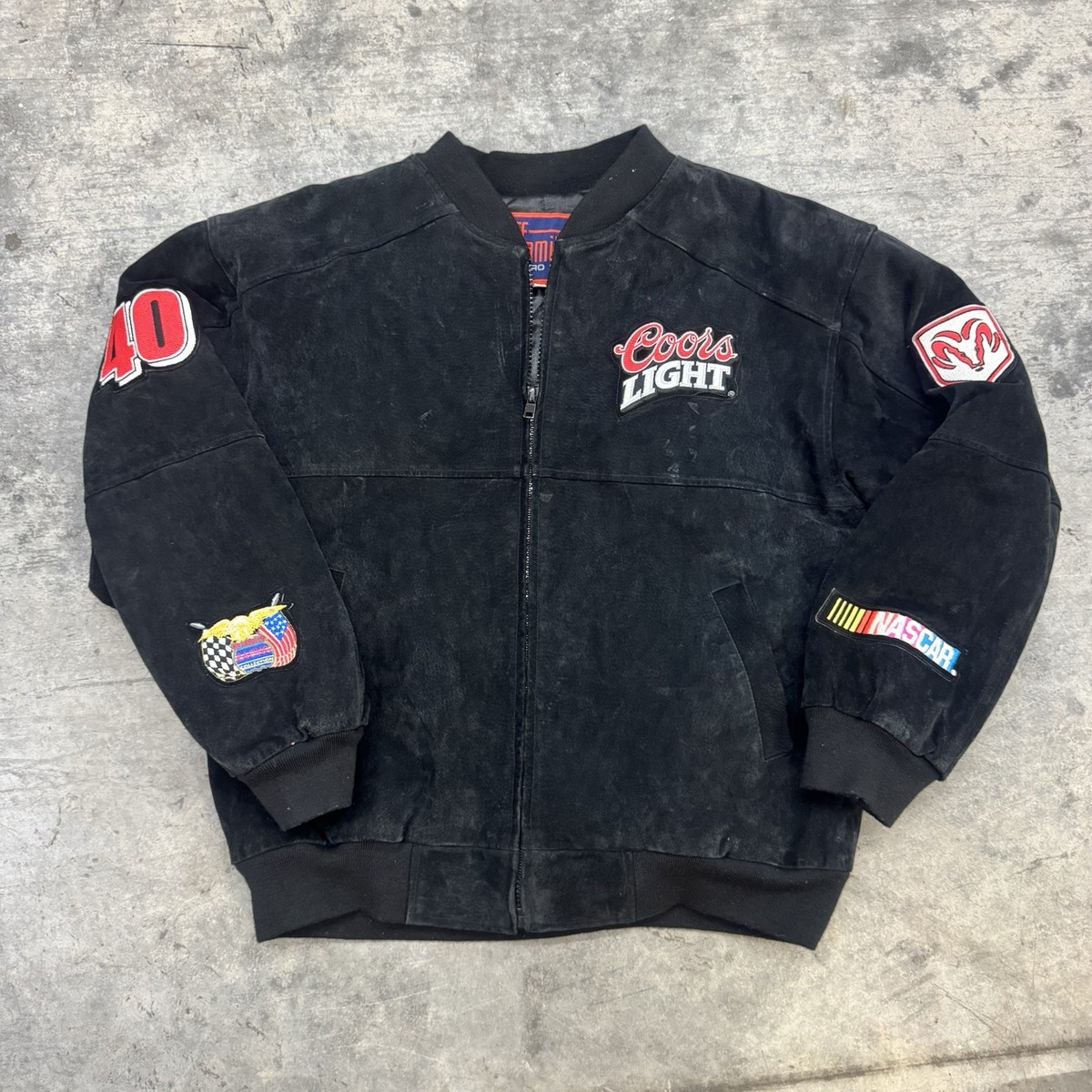 Coors Light Nascar レーシングジャケット Jeff Hamilton “Sterling Marlin” Coors Light Nascar Racing Jacket