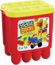 Stickle Bricks Fun Tub - Inspire Creativity and Motor Skills, Safe and Durable