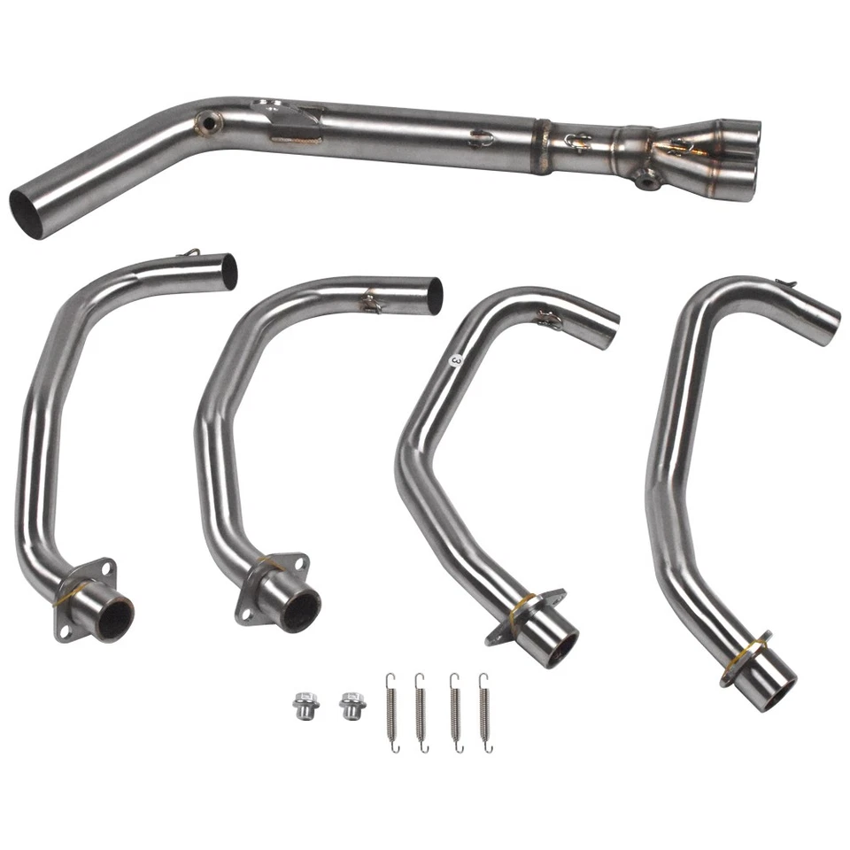 Tubo de escape tubo de enlace medio delantero para Kawasaki Ninja ZX4R ZX4RR 2023-2025 Foto 3 de 4