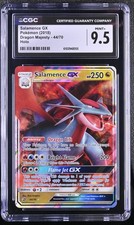 2018 Pokemon Sun & Moon Dragon Majesty Holo Salamence GX #44 CGC 9.5 on eBay