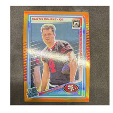 Panini 2025 Donruss Optic Kurtis Rourke Rated Rookie Orange #243 /299