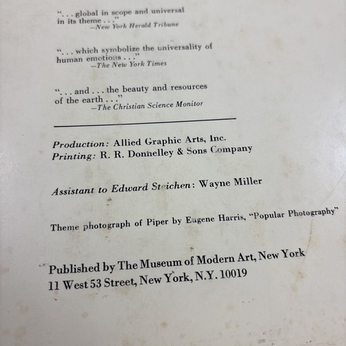 1955 The Family of Man by Edward Steichen HC DJ 1st Edition, Vintage Book Photo - Picture 8 of 8