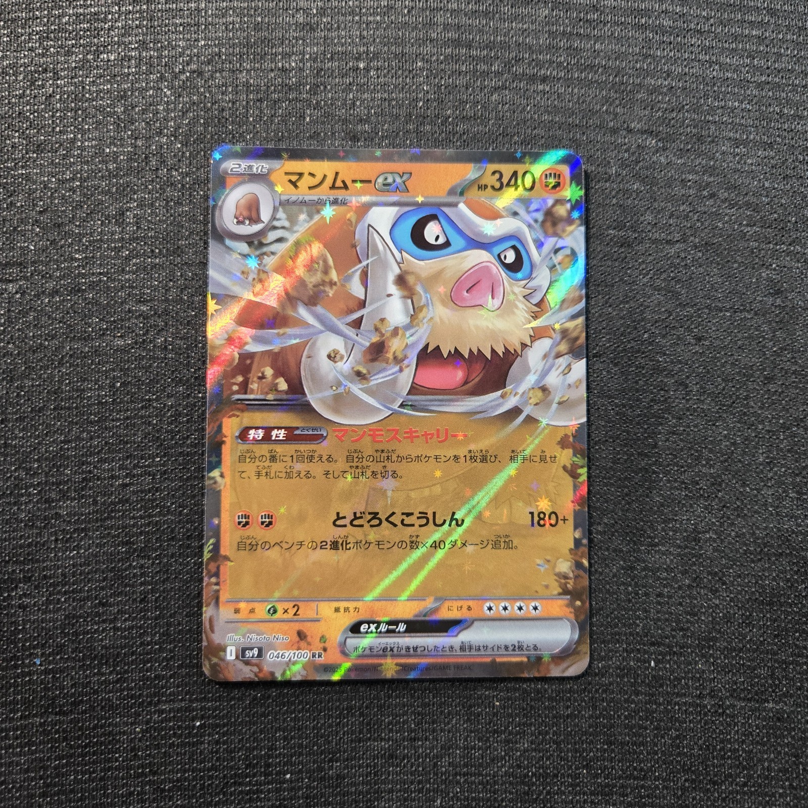 Pokemon TCG Japanese Battle Partners Mamoswine EX Holo 46/100