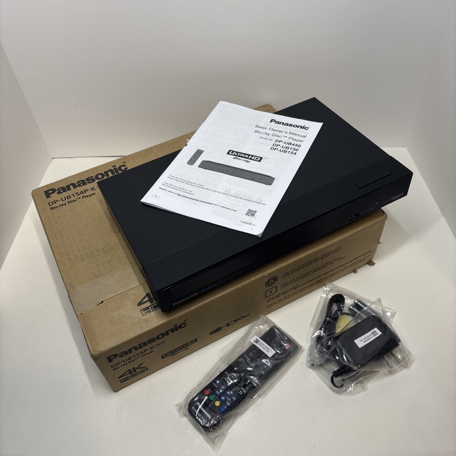 Panasonic - 4K Ultra HD Dolby Atmos Blu-Ray Player, DP-UB154