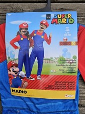 NEW Halloween Costume Super Mario Size L 10-12 Kids Child Cosplay Gamer