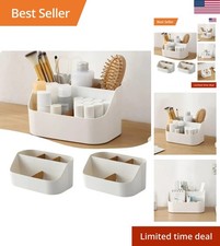 Desk Storage Box Office Supplies Box Makeup Cosmetic Desktop Organizer Plastic