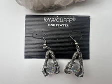 Vintage Rawcliffe Pewter Dragon Talon Earrings New Fantasy Jewelry Witchy Goth