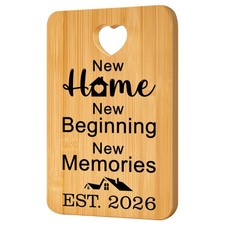 Housewarming Cutting Board Gift for New Homeowners Realtor Closing Gift