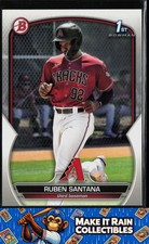 Ruben Santana 1st 2023 Bowman Prospects #BP-42 Arizona Diamondbacks