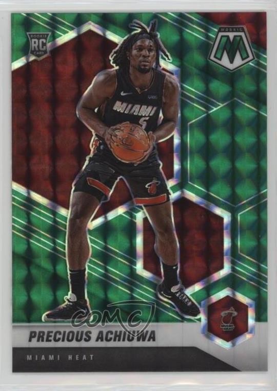 2020-21 Panini Mosaic Rookie Green Mosaic Prizm Precious Achiuwa #215 0vk0