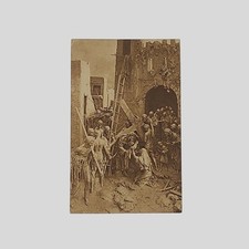 Cartolina d'epoca Domenico Mastroianni  L’incontro di Gesù con la Veronica VG