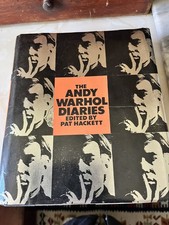 Pat Hackett / Andy Warhol Diaries with The Name Game with mag 1989