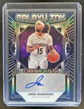 2024-25 Panini Obsidian Jose Alvarado Galaxy Ink Auto Autograph #/149 Pelicans
