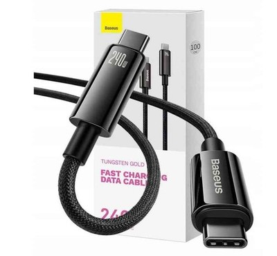 Baseus PD Ladekabel USB C  USB-C 1m 240W Schnell Datenkabel Handy Universal Fest