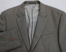 Lauren Ralph Lauren Blazer Mens 48R Houndstooth 100 Wool 2 Button Notch Label