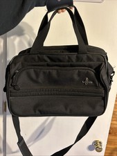 Atlantic Black Tote Travel Duffel Bag 3 Pocke...
